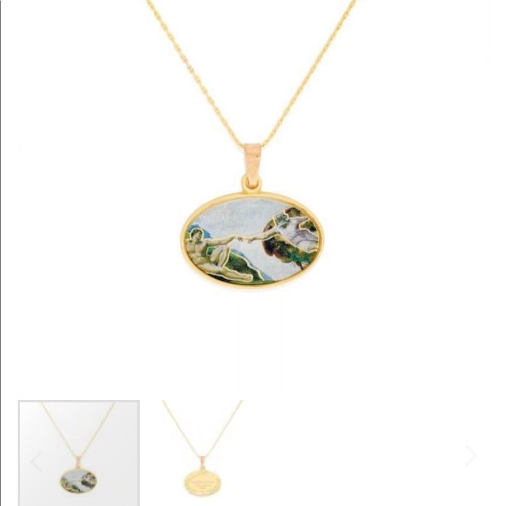 ALEX AND ANI Guardian Necklaces: Creation of Adam